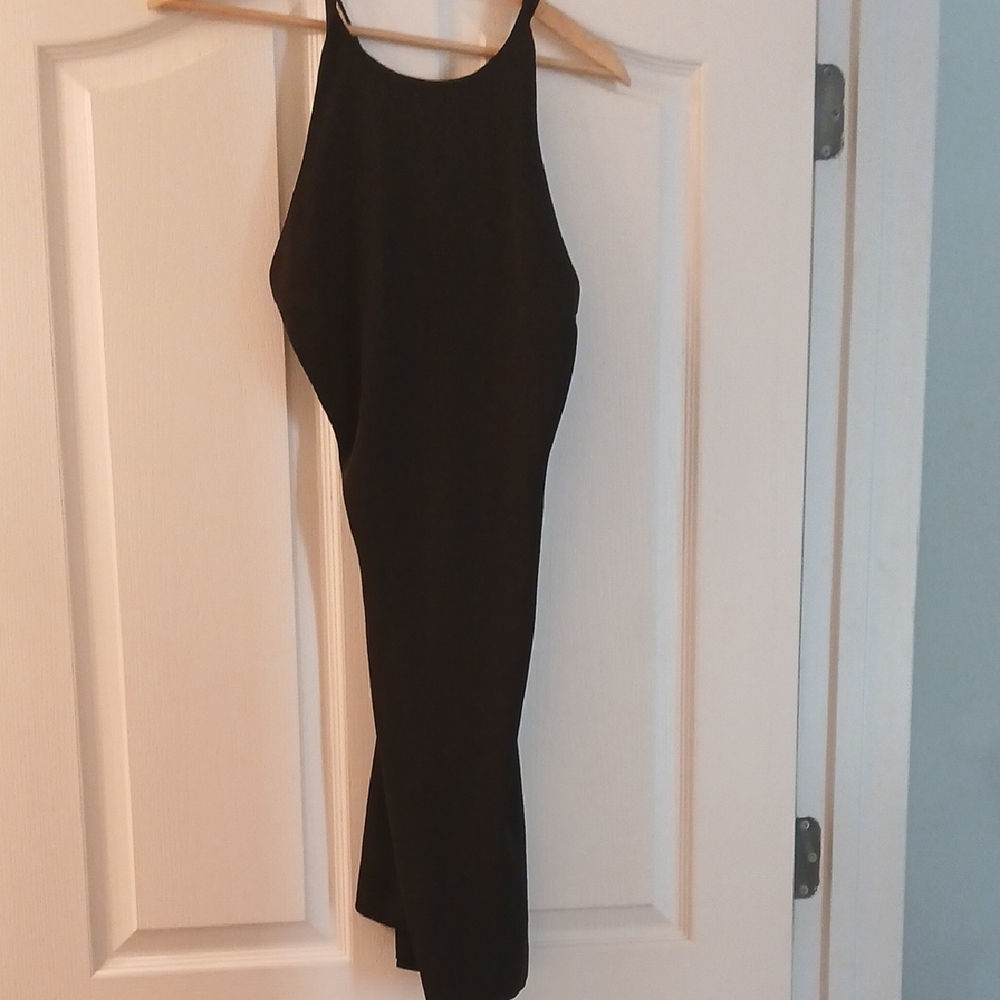 DKNY Black Sheath Dress with Low Back